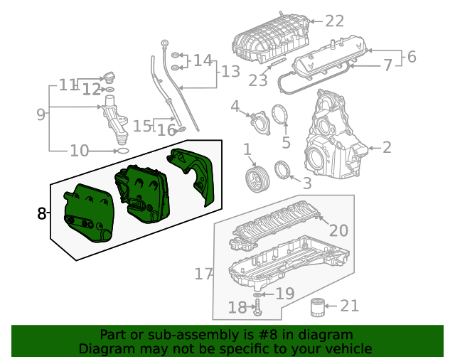 20202025 Chevrolet Corvette Engine Oil Tank 12723548 GM