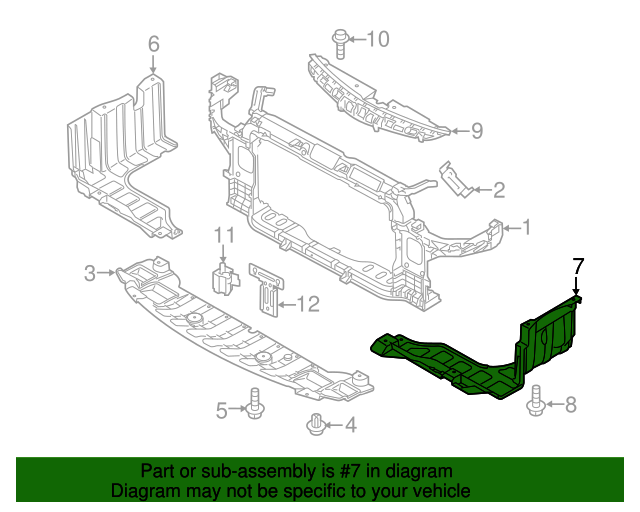 29130A7000 Splash Shield 20142016 Kia Kia.Parts Store