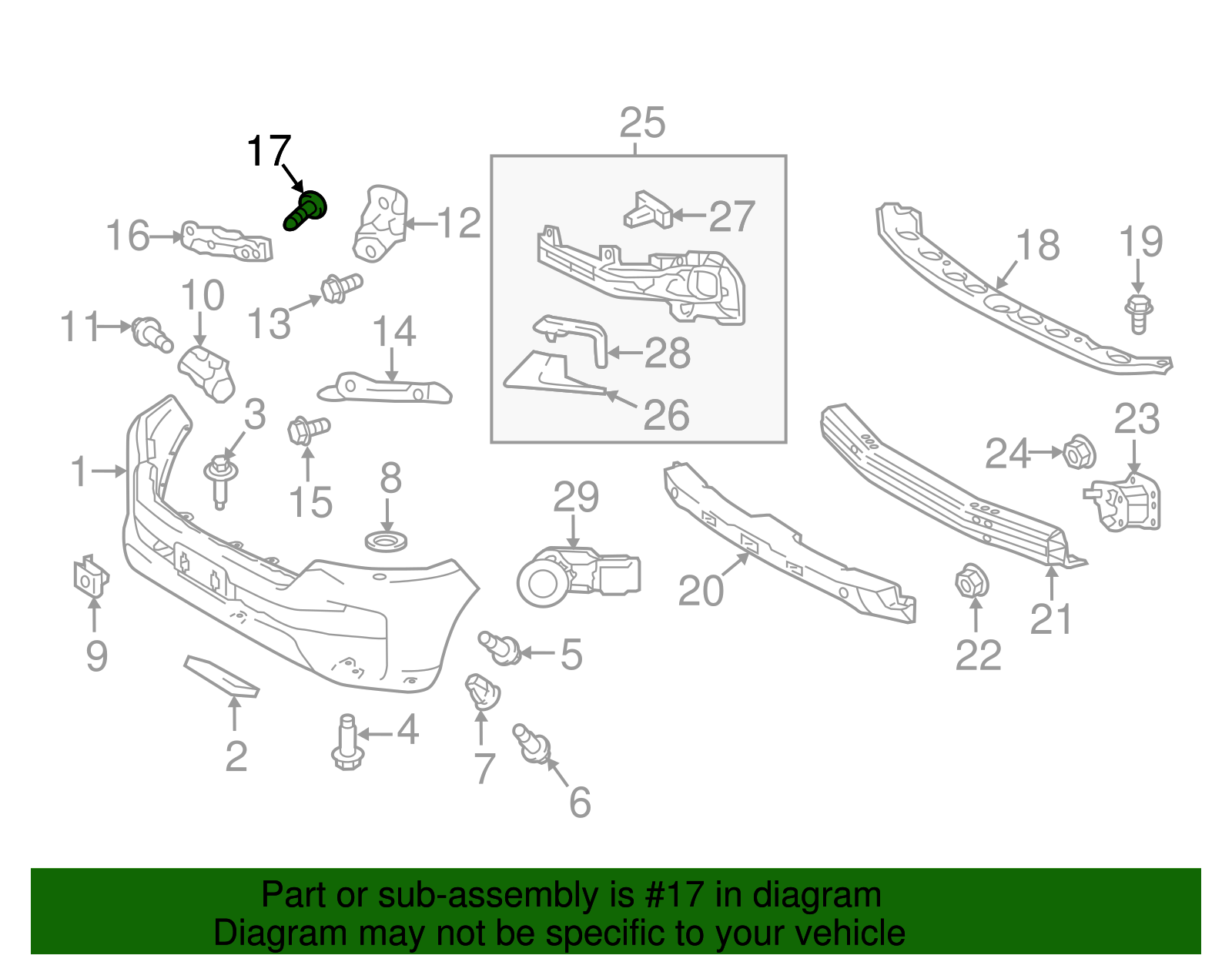 Headlamp Assembly Screw - Toyota (90075-02727)