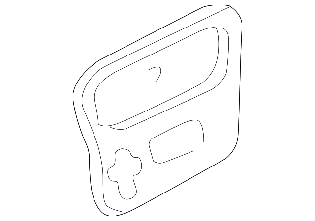 Interior Door Handle Trim - GM (93228610)