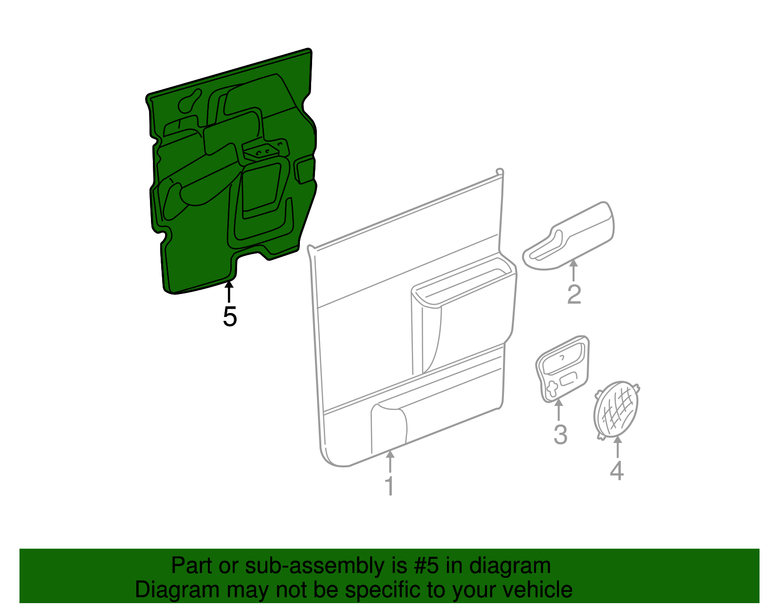 Water Deflector - GM (93326058)