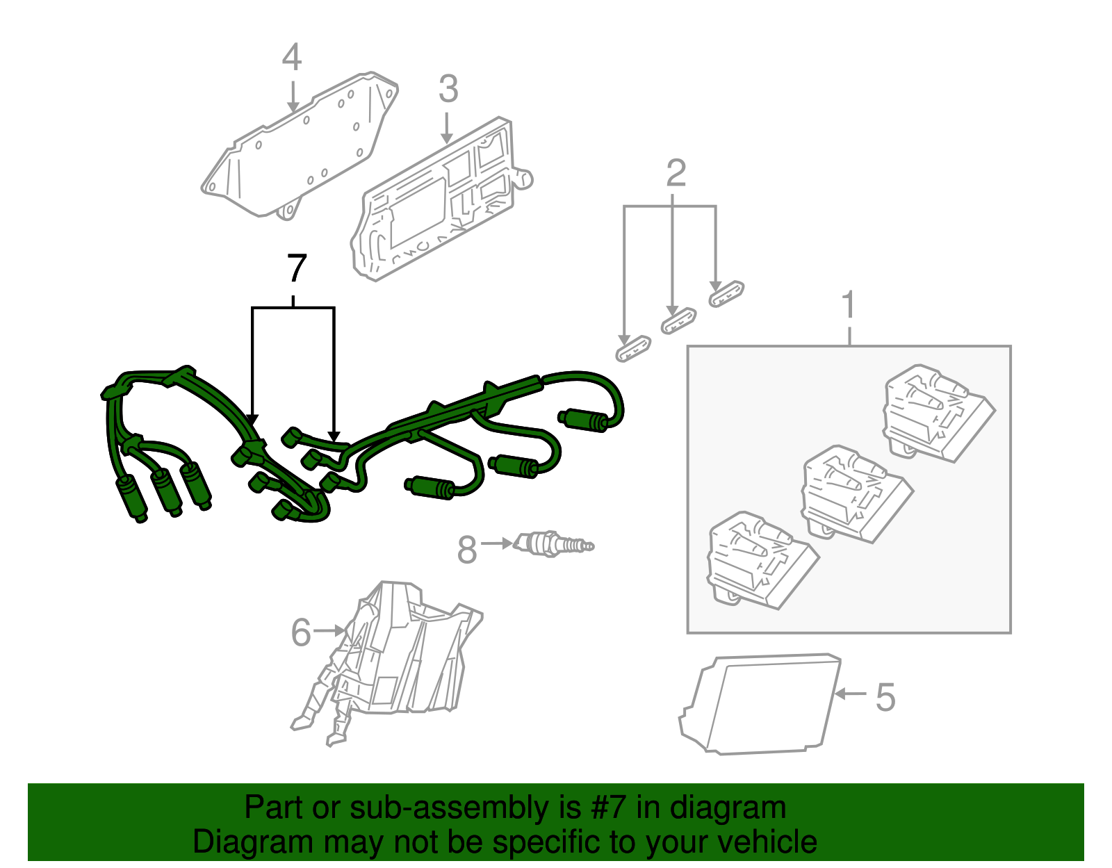 Spark Plug Wire Set - GM (12192462)