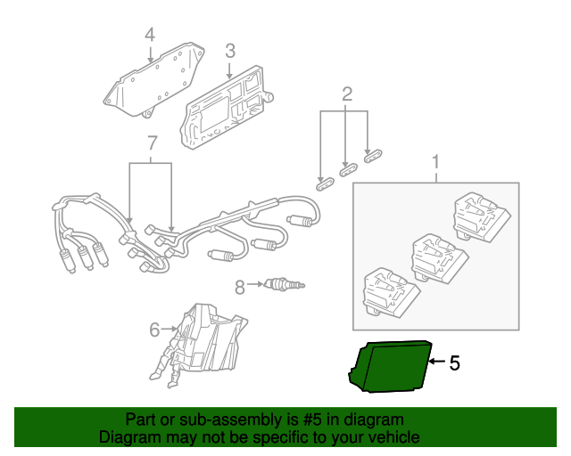 12209614 Reman Module New OEM Part From GM Parts Direct GM Parts Store