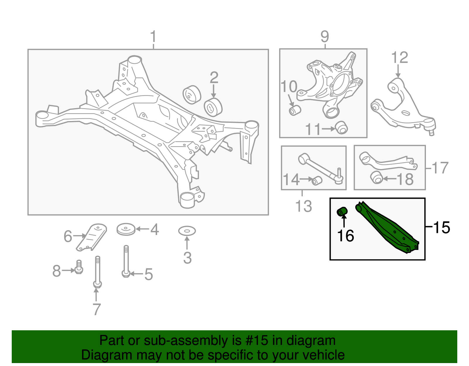 Lower Control Arm - Scion (SU003-04490)