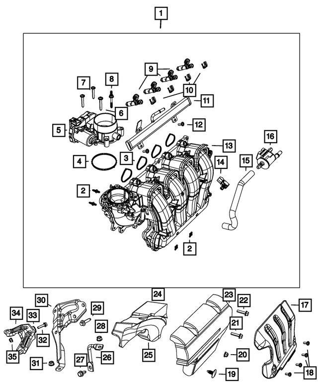 CHRYSLER OEM-Vapor Canister Purge Valve 4627182AA