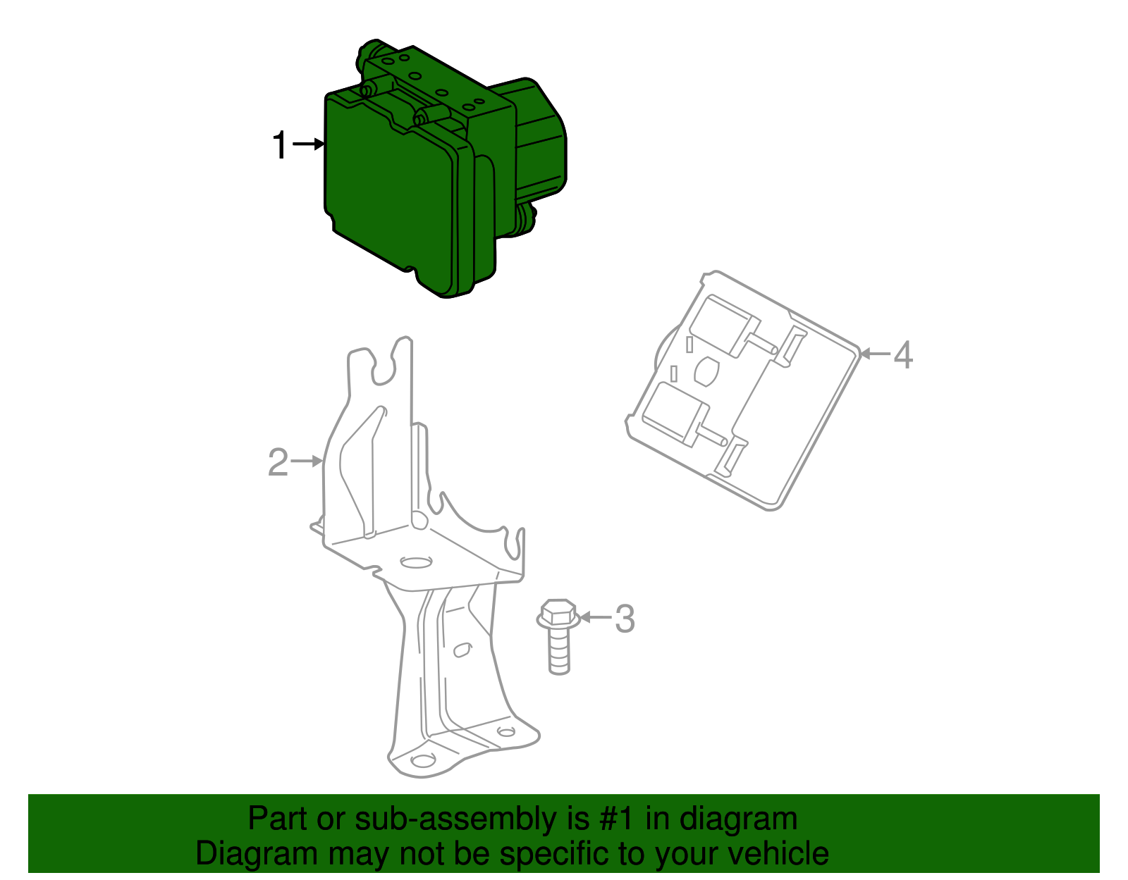 ABS Control Unit - Toyota (44050-07060)