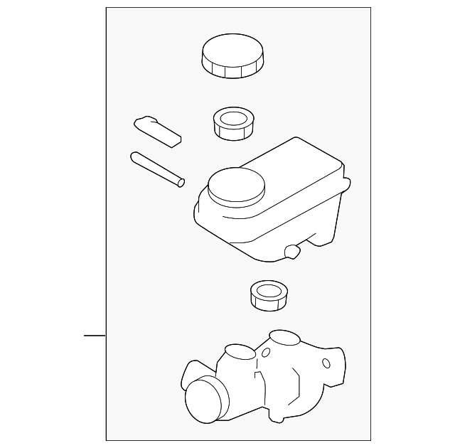 20142016 Subaru Master Cylinder 26401FJ062 Subaru Parts Store
