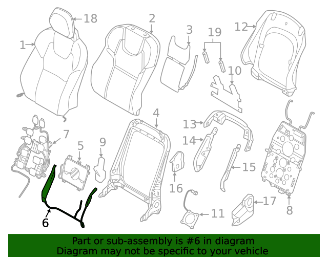 31498958 Lumbar Support 20172021 Volvo Volvo OEM Parts Direct