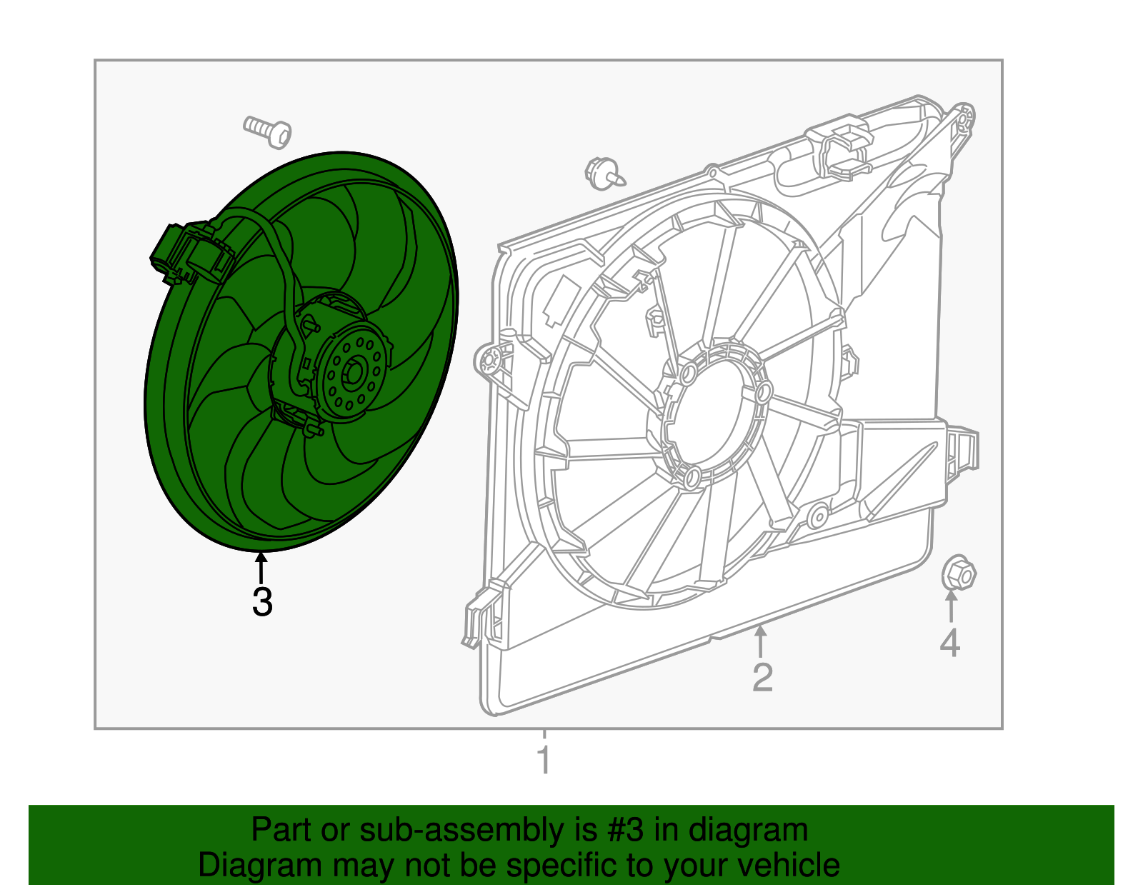 Fan & Motor - GM (95484867)