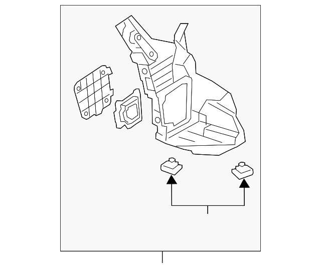 KB8A50350 Splash Shield 20172023 Mazda CX5 Mazda Swag