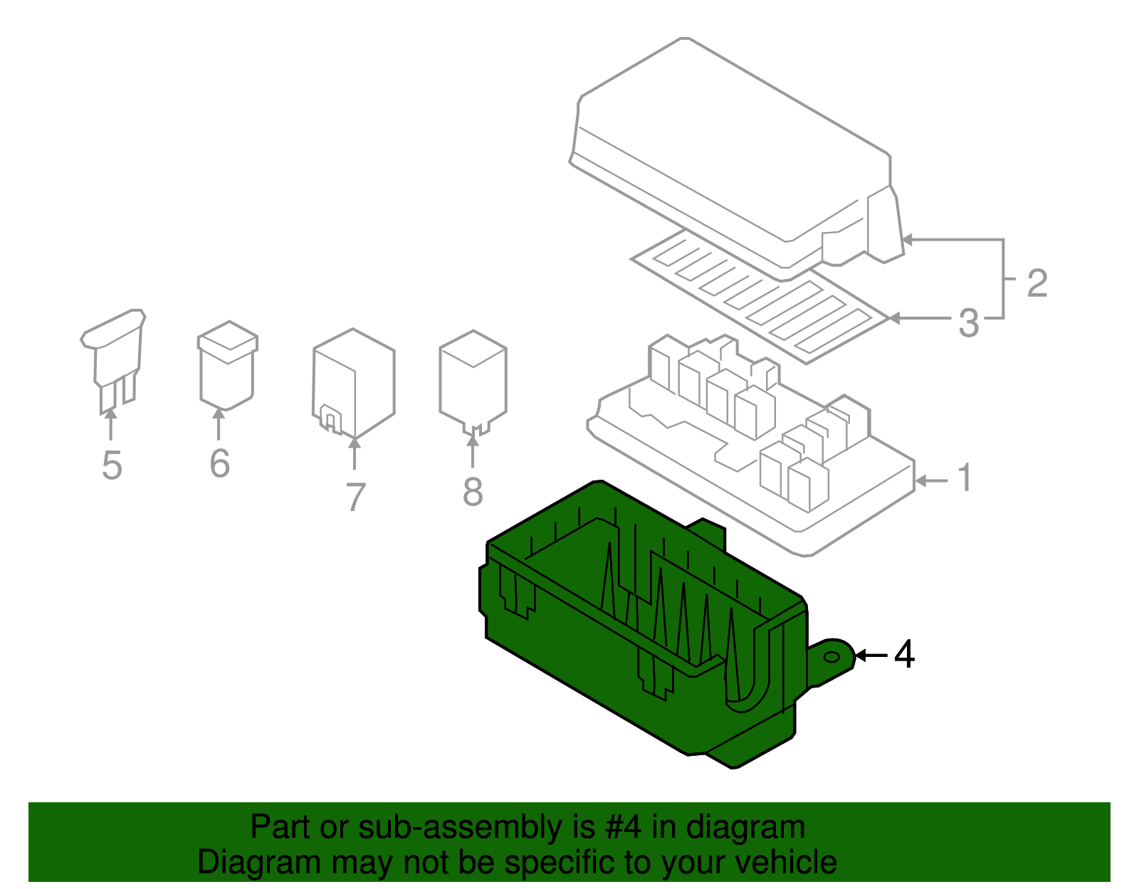 Fuse Block Cover - GM (96826400)