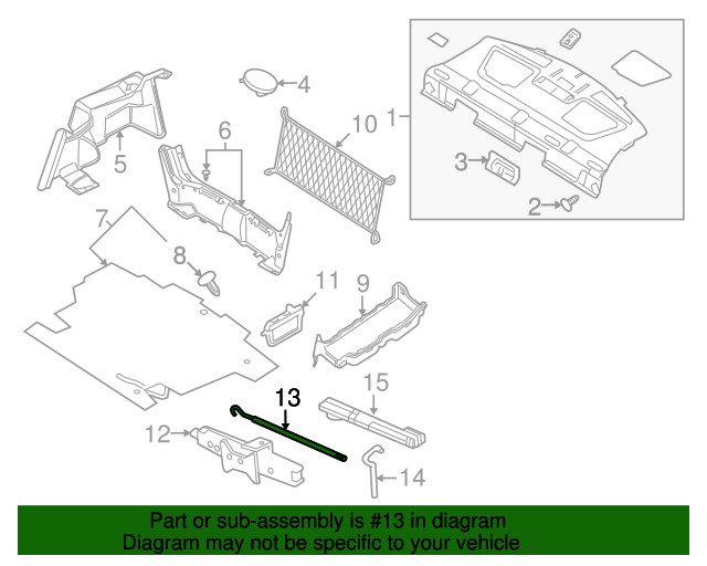 20062015 Ford OEM Lug Wrench 6E5Z17081A Ford Parts Center