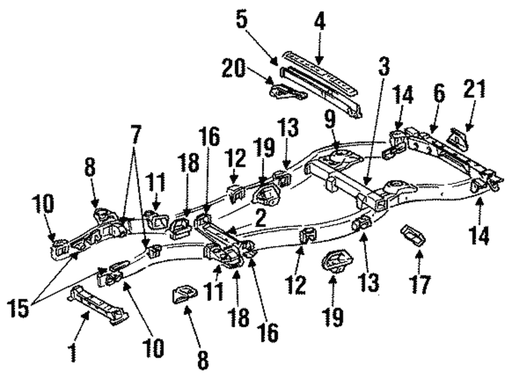 Cab Mount Bracket - Toyota (51704-60040)