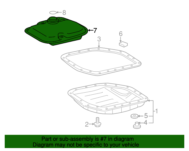 Toyota Transmission Filter Part 353300w021 Toyota Of Colorado Springs Parts