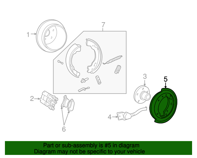 Genuine OEM Ford Shield Brake Disc Splash 2C5Z2C029AA OEM Ford