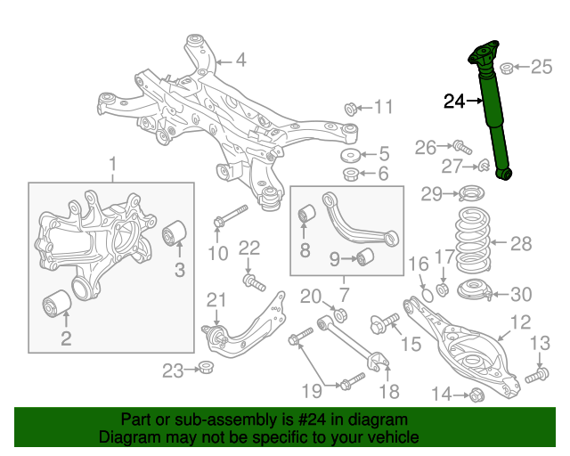 Automotive OEM NEW 20132016 Genuine Mazda CX5 Rear Shock Absorber KD3528910K