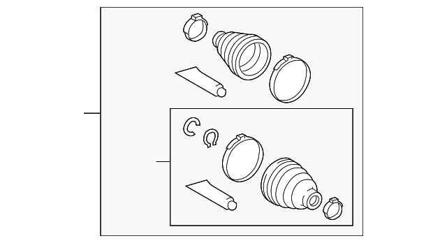 Boot Kit - Toyota (04429-48062)