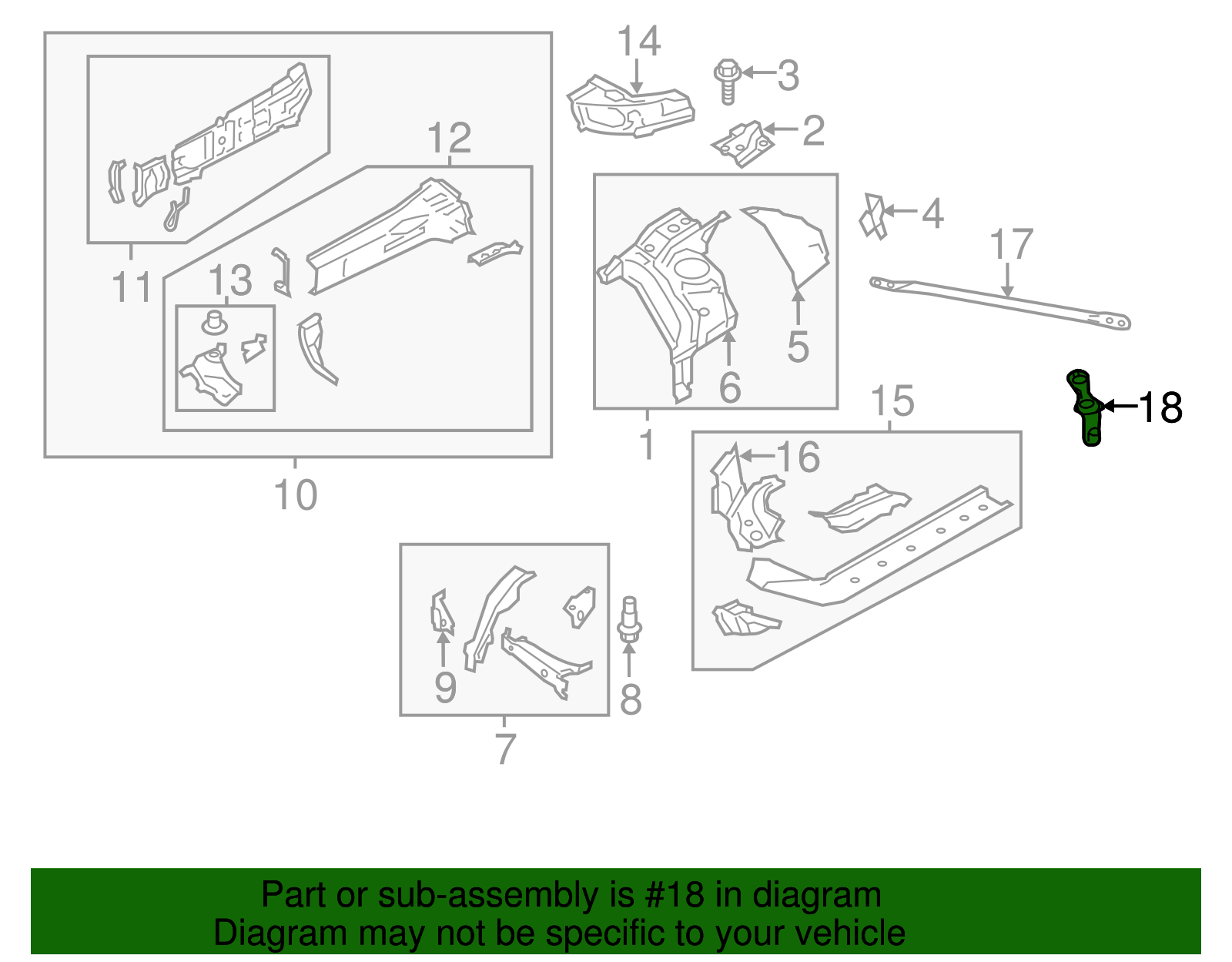 Support Bracket - Scion (SU003-01234)