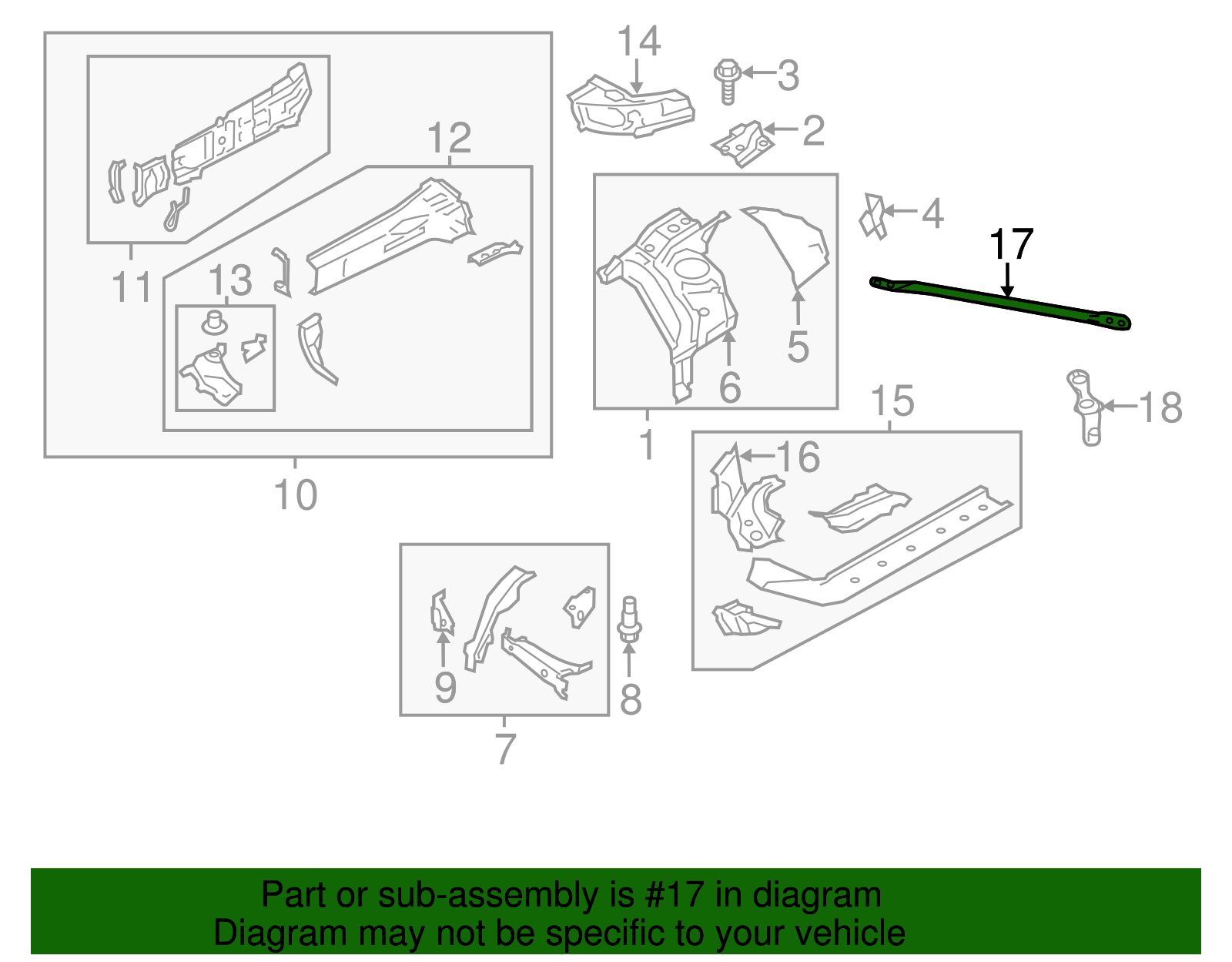 Support Brace - Scion (SU003-01232)