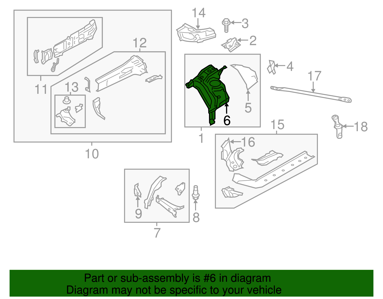 Apron Panel - Toyota (SU003-01313)