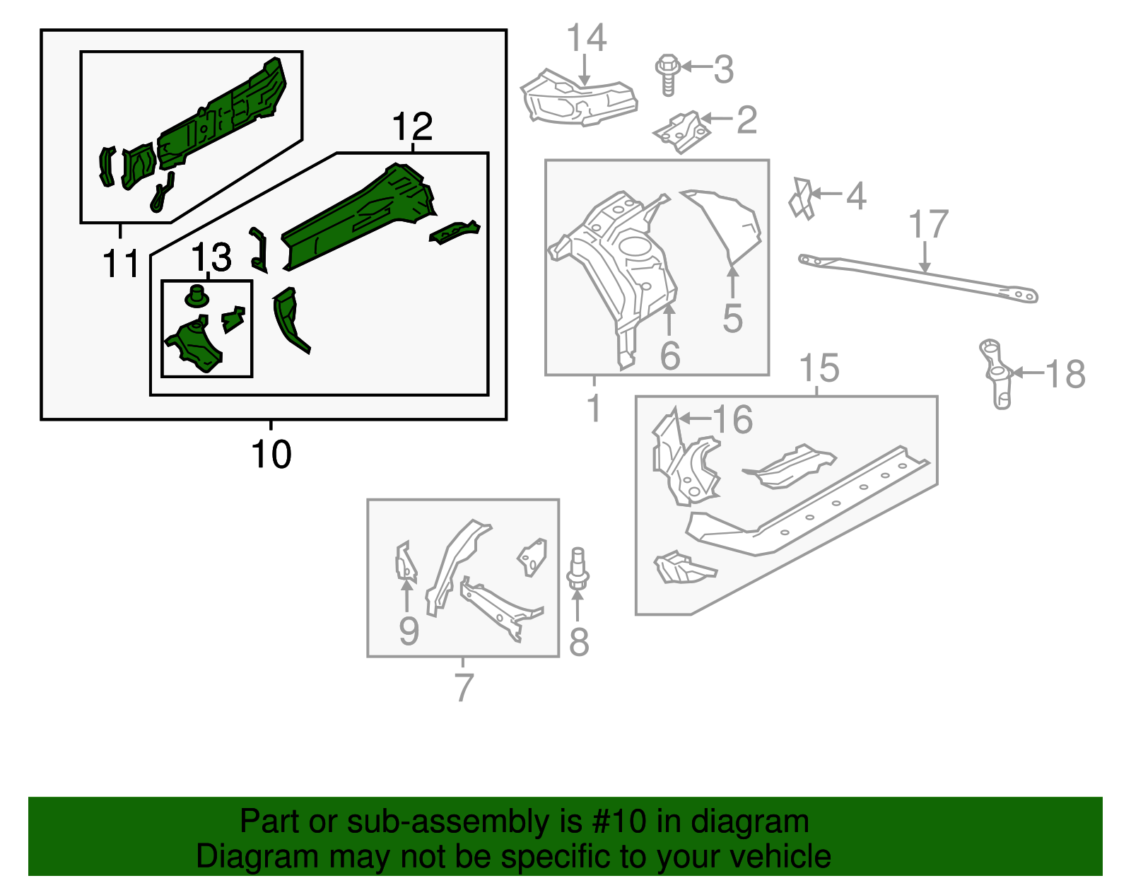 Rail Assembly - Scion (SU003-05220)