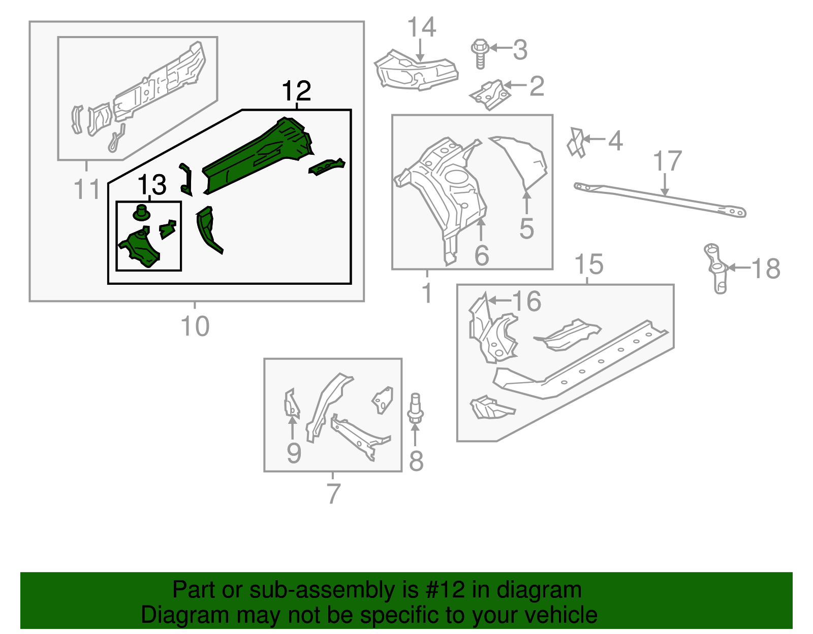 Inner Rail - Scion (SU003-01298)