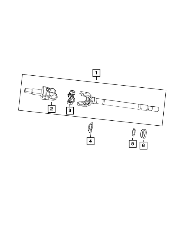 4137757 - U-Joint Kit 2001-2012 Jeep | Mopar Wholesale Parts