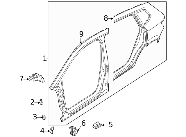 Uniside Assembly Plate 2GJ-810-221