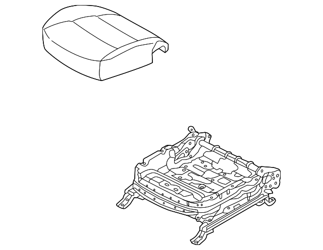 2013-2019 Hyundai Cushion Assembly 88108-B8000-R5X | OEM Parts Online