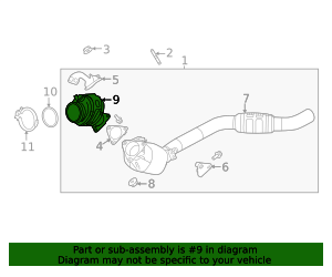 Genuine OEM Catalytic Converter Part# LR162991 Fits 2019-2023 Land ...