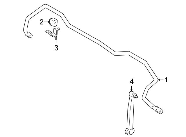 Suspension Stabilizer Bar Link OEM# 124-320-02-89 fits 94-02 Mercedes E320