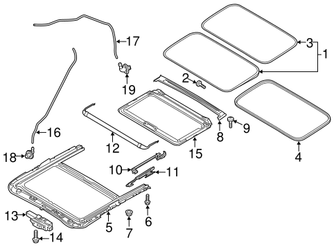 Sunroof for 2019 Mazda CX-5 Mazda Parts Factor