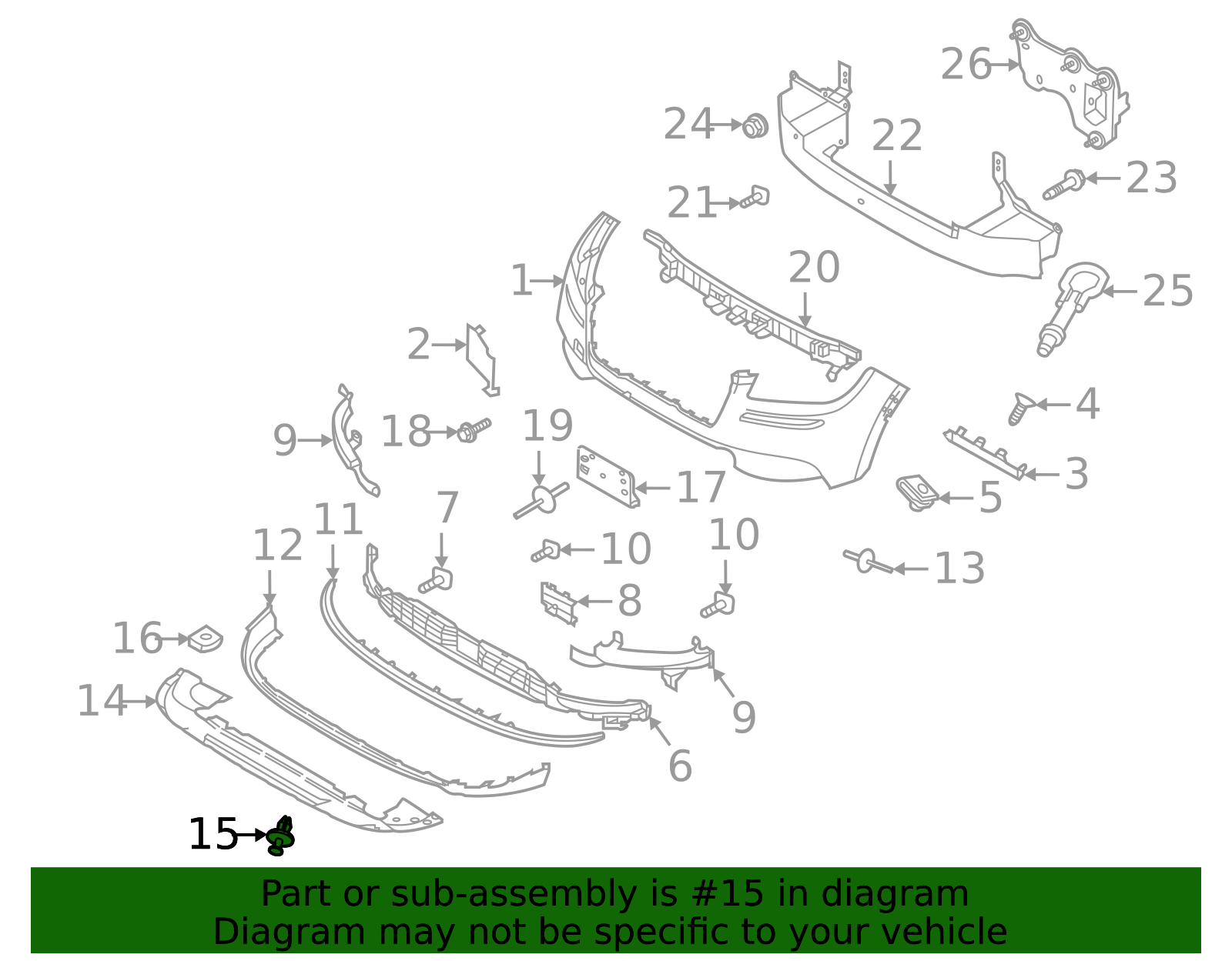 2017-2025 Ford Radiator Support Splash Shield Rivet W718037S300 ...