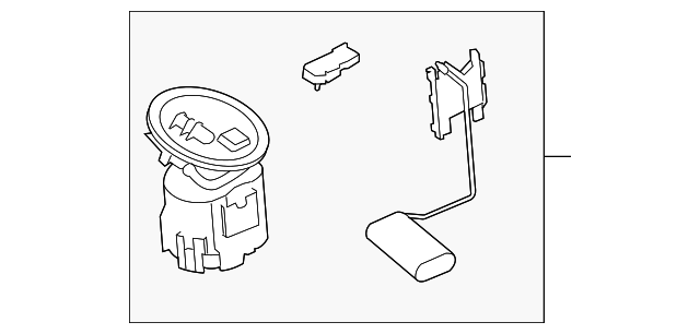 Fuel Pump, Level Sensor, and Sending Unit Module with Regulator - GM (93357975)