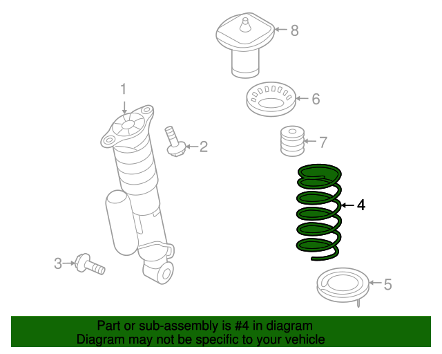 31280484 Coil Spring 20102017 Volvo XC60 Volvo Swag