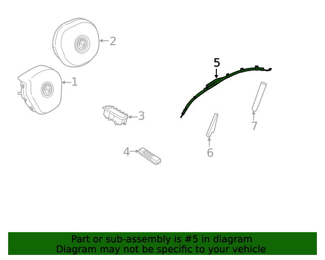 Genuine BMW 72-12-7-475-570 | Head Air Bag | FREE Shipping on Most  