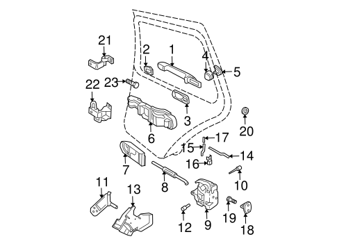 Lock & Hardware for 2001 Volkswagen Jetta VW Direct Auto Parts