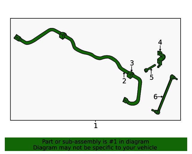 546106LB4A Genuine Nissan Factory Stabilizer Assembly 546106LB4A Nissan Parts USA