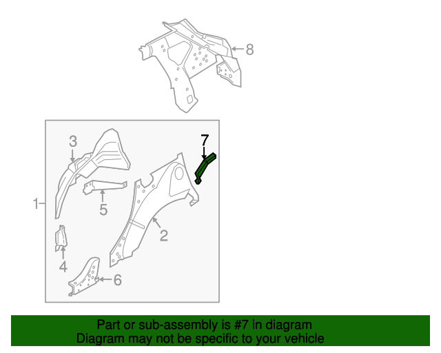 20152020 Nissan Murano Tow Hook Bracket 767D15AA0A QuirkParts