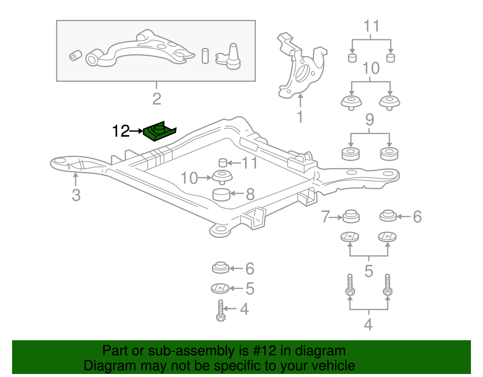 Multi-Purpose Nut - GM (11609712)