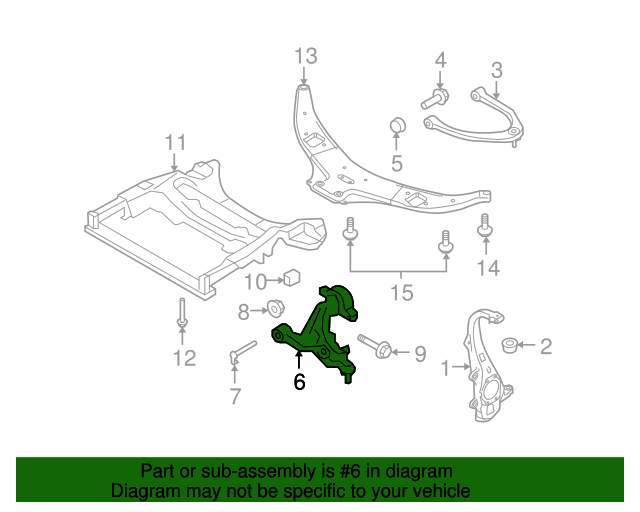 20102017 Infiniti Lower Control Arm 545001CA1A XportAuto