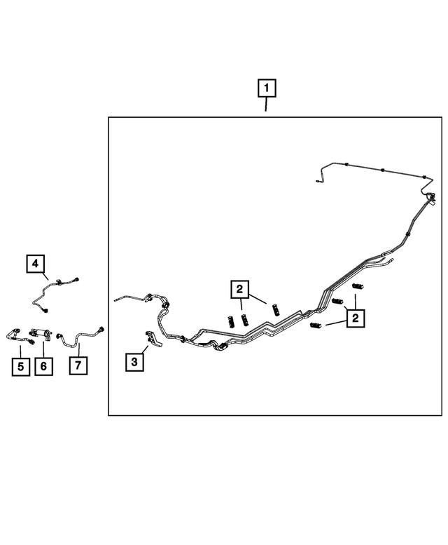 20202023 Chrysler Purge Tube 68488304AA Mopar Estores