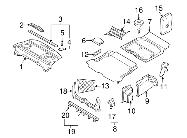 1999-2009 Volvo Cap - Driver's Side (LH) 9196628 | GetOEMParts.com