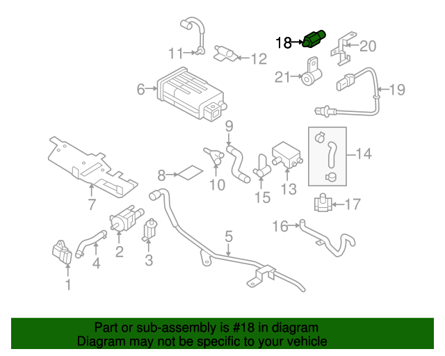 267403C200 PCV Valve 20062020 Hyundai World OEM Parts Hyundai