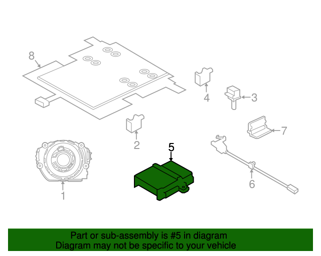 Control Unit Airbag 657710 65775A41CA3 Mini Parts Direct