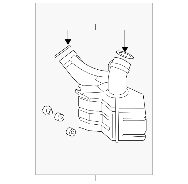 17230RRBA10 Chamber Assembly, Resonator 20072011 Honda Civic