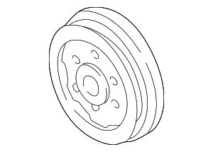 Crankshaft Pulley - Compatible With 1996 - 2000 Nissan Pathfinder 1997 1998 1999