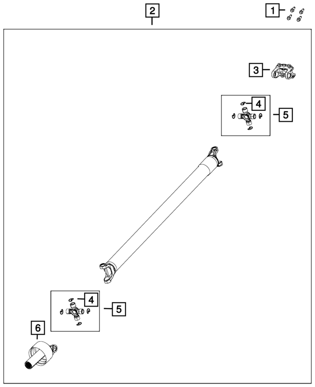 Universal Joints Mopar (68206321AB) Mopar Parts Canada