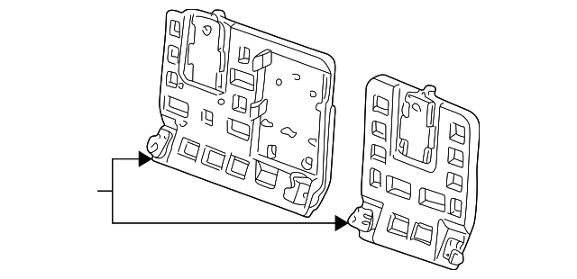 Seat Back Panel - Ford (YF1Z-5460508-BA)