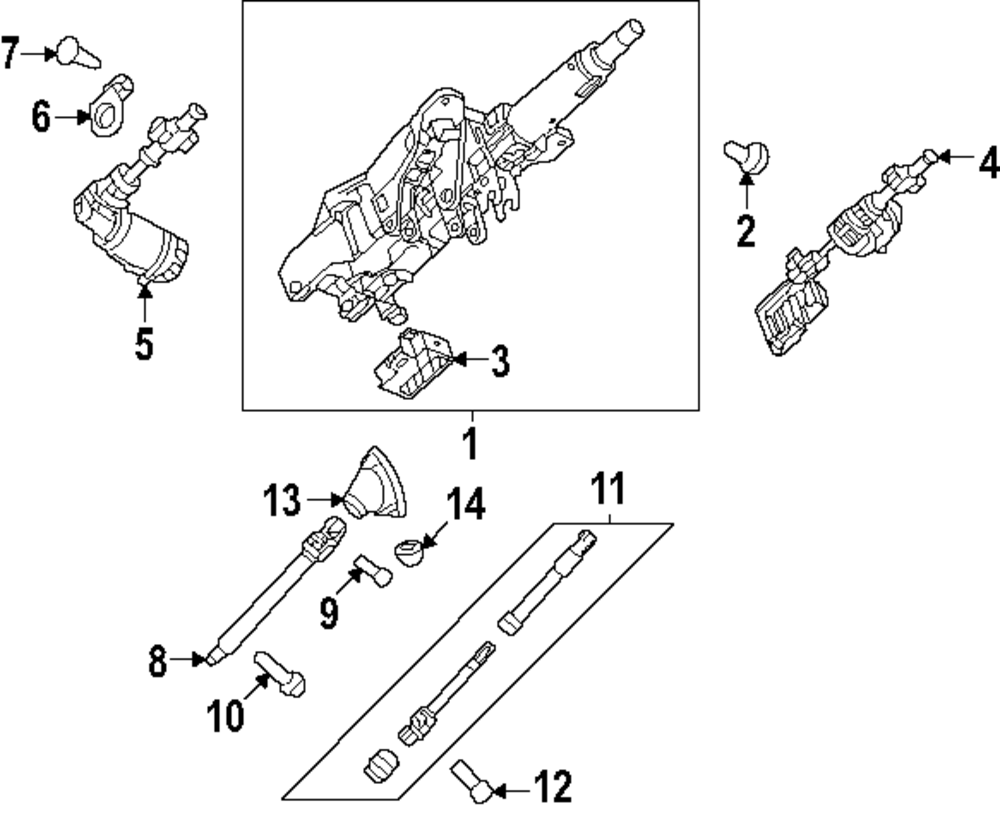 Steering Column Control Module - GM (87840565)